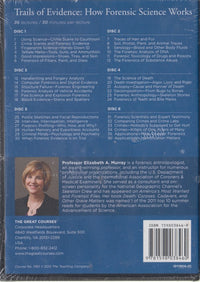 The Great Courses: Trails Of Evidence: How Forensic Science Works 6-Disc Set w/ Course Guidebook