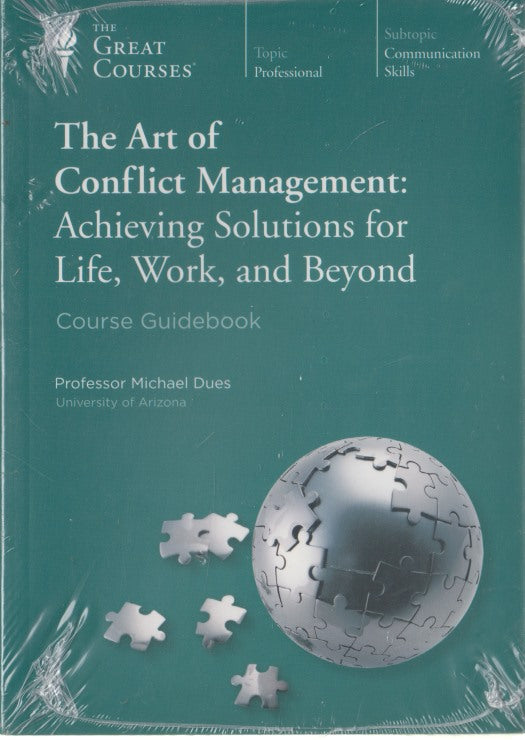 The Great Courses: The Art Of Conflict Management: Achieving Solutions For Life, Work, And Beyond 4-Disc Set w/ Course Guidebook