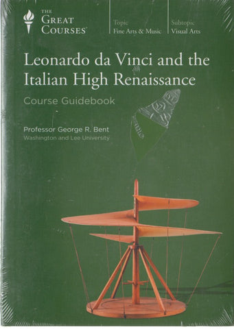 The Great Courses: Leonardo Da Vinci And The Italian High Renaissance 6-Disc Set w/ Course Guidebook