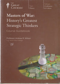 The Great Courses: Masters Of War: History's Greatest Strategic Thinkers 4-Disc Set w/ Course Guidebook