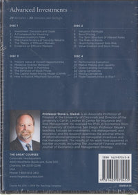 The Great Courses: Advanced Investments 4-Disc Set w/ Course Guidebook
