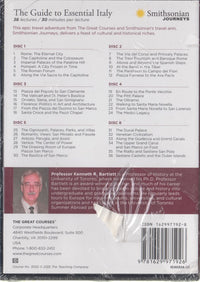 The Great Courses: The Guide To Essential Italy 6-Disc Set w/ Course GuideBook