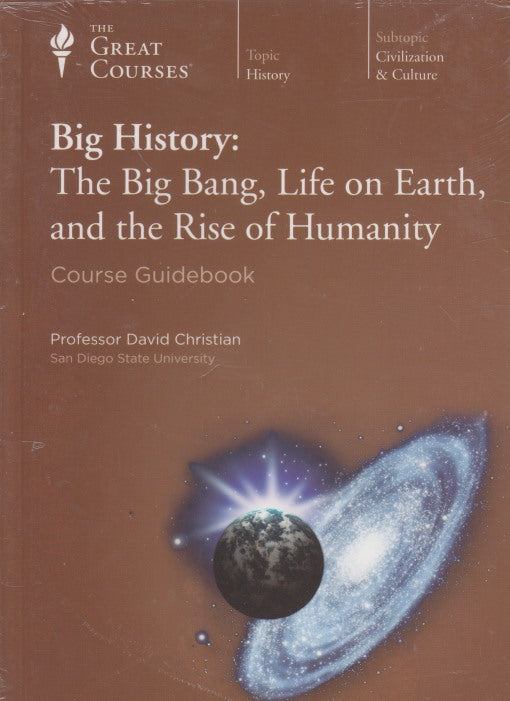 The Great Courses: Big History: The Big Bang, Life On Earth, And The Rise Of Humanity 8-Disc Set w/ Course Guidebook
