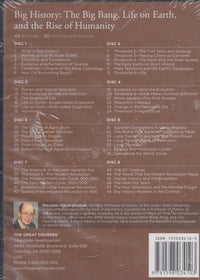 The Great Courses: Big History: The Big Bang, Life On Earth, And The Rise Of Humanity 8-Disc Set w/ Course Guidebook
