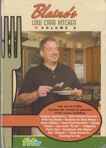 Blaine's Low Carb Kitchen Volume 2 4-Disc Set
