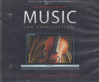 Music: An Appreciation Tenth Edition / Seventh Brief Edition 9-Disc Set