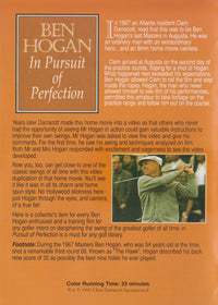 Ben Hogan: In Pursuit Of Perfection