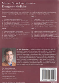 The Great Courses: Medical School For Everyone: Emergency Medicine 4-Disc Set
