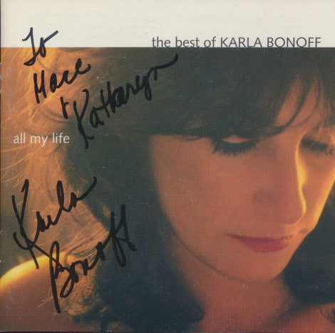 Karla Bonoff: All My Life: The Best Of Karla Bonoff Signed