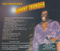 Johnny Thunder: The Fabulous Signed w/ Sticker On Artwork