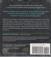 Darkness Under The Sun Unabridged 2-Disc Set