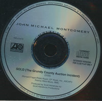 John Michael Montgomery: SOLD (The Grundy County Auction Incident) Promo w/ Back Artwork