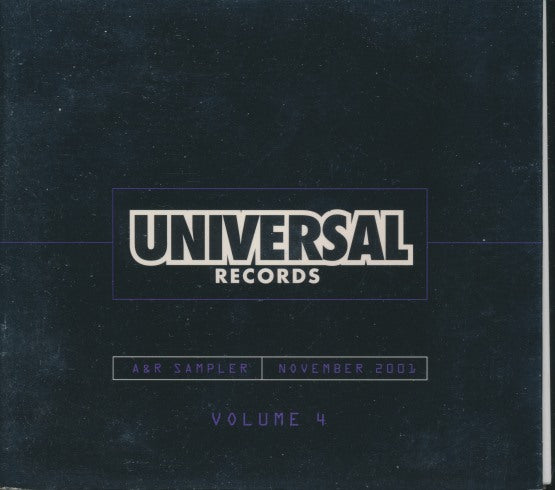 Universal Records: A&R Sampler Volume 4 November 2001 Promo
