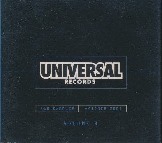 Universal Records: A&R Sampler Volume 3 October 2001 Promo