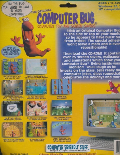 Computer Bug Toy The Original Computer Bug: Computer Toy And Screen Savers – NeverDieMedia