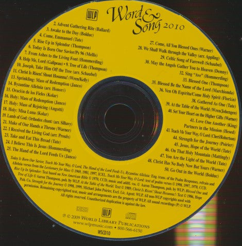 WLP Word & Song 2010 w/ No Artwork