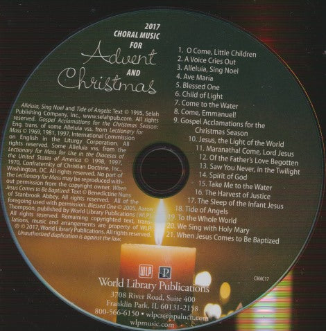 Choral Music For Advent And Christmas 2017 w/ No Artwork