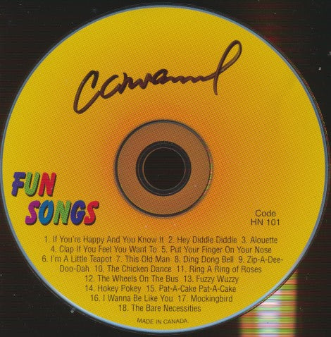Fun Songs: 18 Favourite Childrens Songs w/ Back Artwork
