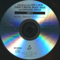 Selections From OCP's 2018 Today's Missal/Music Issue And Breaking Bread 2-Disc Set w/ No Artwork