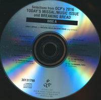 Selections From OCP's 2016 Today's Missal/Music Issue And Breaking Bread 2-Disc Set w/ No Artwork