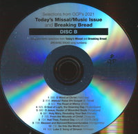 Selections From OCP's 2021 Today's Missal/Music Issue And Breaking Bread 2-Disc Set w/ No Artwork