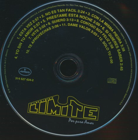 Grupo Limite: Por Puro Amor w/ No Artwork