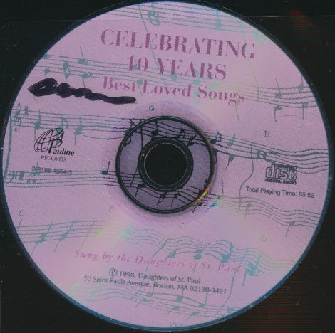 Daughters Of St. Paul: Celebrating 10 Years: Best Loved Songs w/ No Artwork