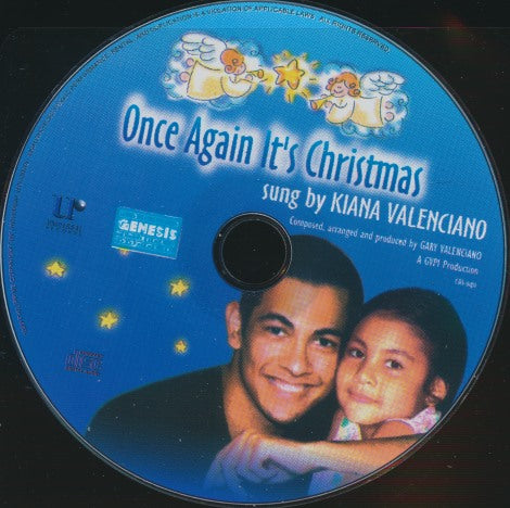 Kiana Valenciano: Once Again It's Christmas w/ No Artwork