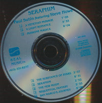 Paul Sutin Featuring Steve Howe: Seraphim w/ Front Artwork