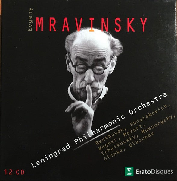 Evgeny Mravinsky: Beethoven, Shostakovich, Wagner, Mozart, Tchaikovsky, Mussorgsky, Glinka, Glazunov 12-Disc Set