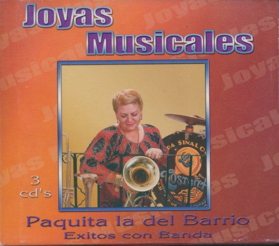 Paquita La Del Barrio: Exitos Con Banda: Joyas Musicales 3-Disc Set