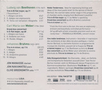 Jon Manasse, Jon Nakamatsu & Clive Greensmith: Beethoven / Brahms / Weber Hybrid SACD w/ Case Slip
