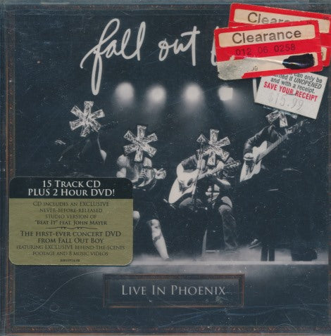Fall Out Boy: Live In Phoenix 2-Disc Set w/ Damaged Case