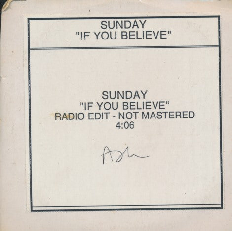 Sunday: If You Believe Promo