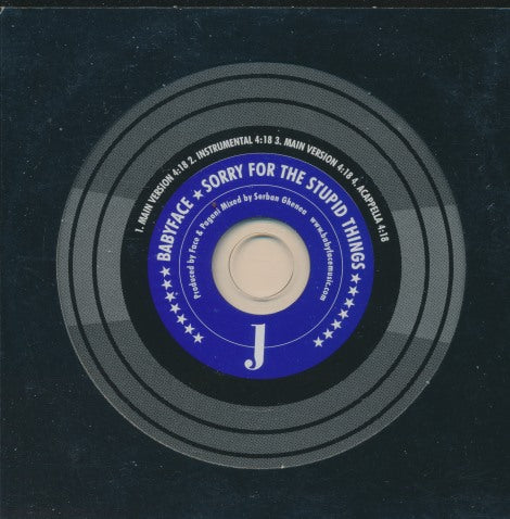 Babyface: Sorry For The Stupid Things 4-Track Promo