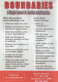 Boundaries: A Simple Secret To Healthy Relationships 4-Disc Set
