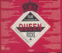 Queen: Queen Rocks Volume Three Promo w/ Back Artwork