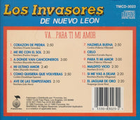 Los Invasores De Nuevo Leon: Va... Para Ti Mi Amor