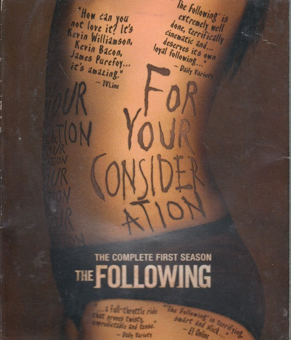 The Following: The Complete First Season FYC 4-Disc Set
