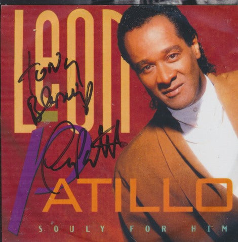 Leon Patillo: Souly For Him Signed w/ Front Artwork