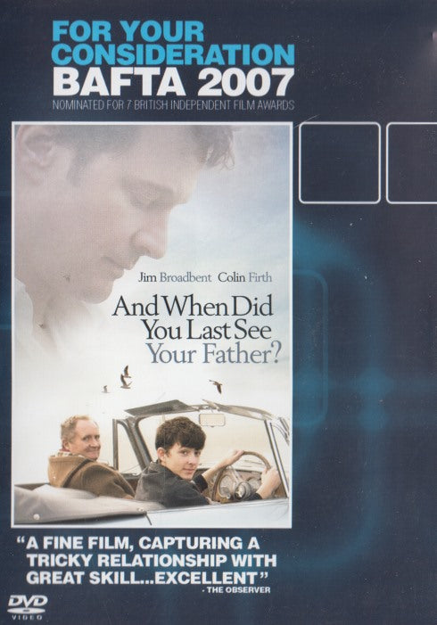 And When Did You Last See Your Father? PAL FYC