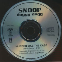 Snoop Doggy Dogg: Murder Was The Case: Radio Remix Promo w/ Back Artwork