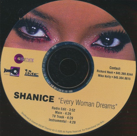 Shanice: Every Woman Dreams 4-Track Promo w/ No Artwork