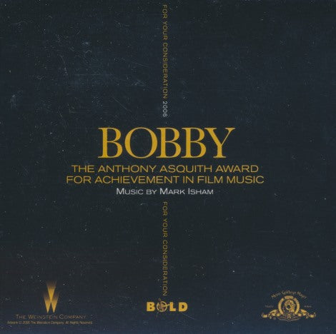 Bobby: Music By Mark Isham FYC