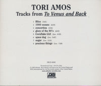 Tori Amos: Tracks From To Venus And Back 8-Track Promo w/ Back Artwork