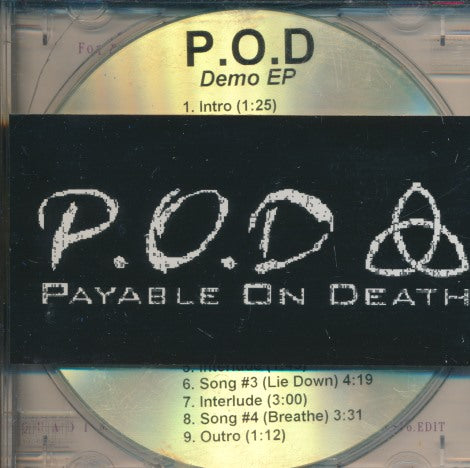 P.O.D.: Demo EP Promo w/ Hype Sticker & Damaged Case