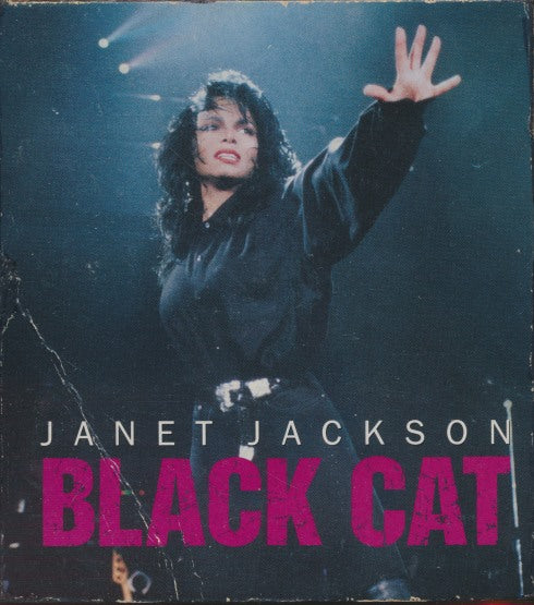 Janet Jackson: Black Cat 6-Track Promo w/ Damaged Artwork