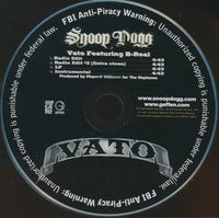 Snoop Dogg Featuring B-Real: Vato 4-Track Promo w/ Back Artwork - NeverDieMedia