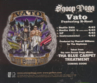 Snoop Dogg Featuring B-Real: Vato 4-Track Promo w/ Back Artwork - NeverDieMedia