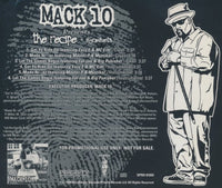 Mack 10: The Recipe: Ingredients 6-Track  Promo w/ Back Artwork
